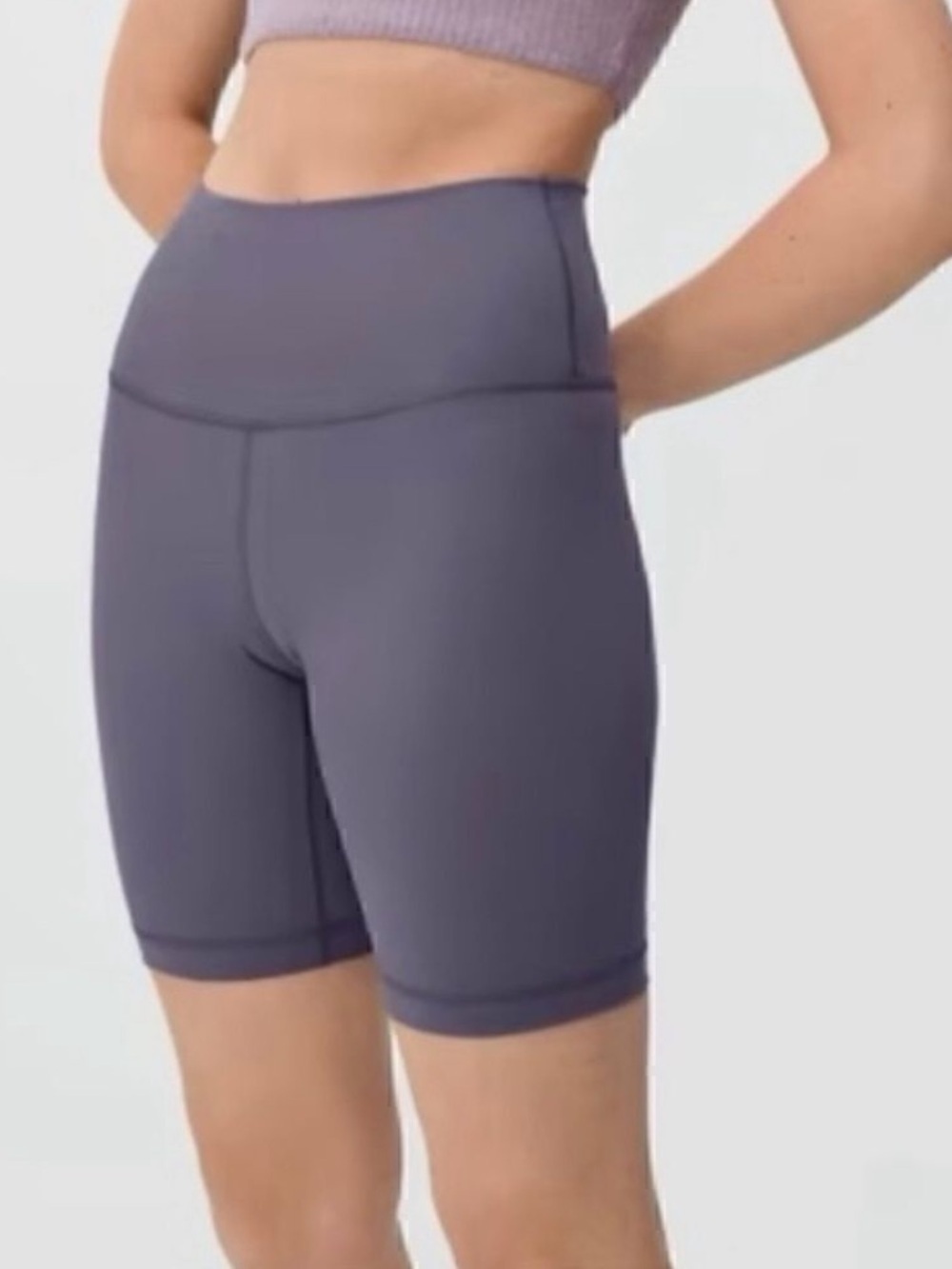 Everlane The Perform Biker Shorts size S Plum Purple Athletic workout running